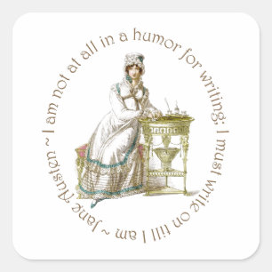 Write On Square Sticker