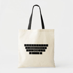 Write On - Tote Bag - Gifts for Aspiring Writers