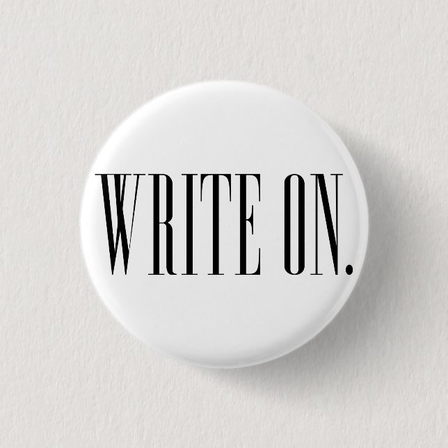 Write On (Ver 1) 3 Cm Round Badge (Front)