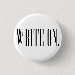Write On (Ver 1) 3 Cm Round Badge