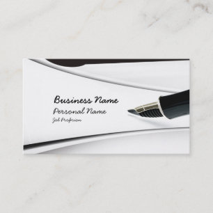 Write Profession Business Card