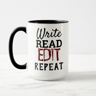 Write, Read, EDIT, Repeat Mug