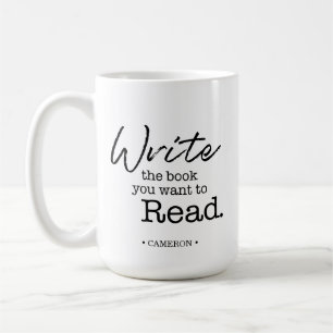 Write the Book you want to read Personalised Mug