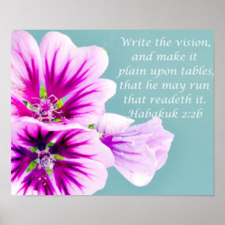 Write the Vision! Poster