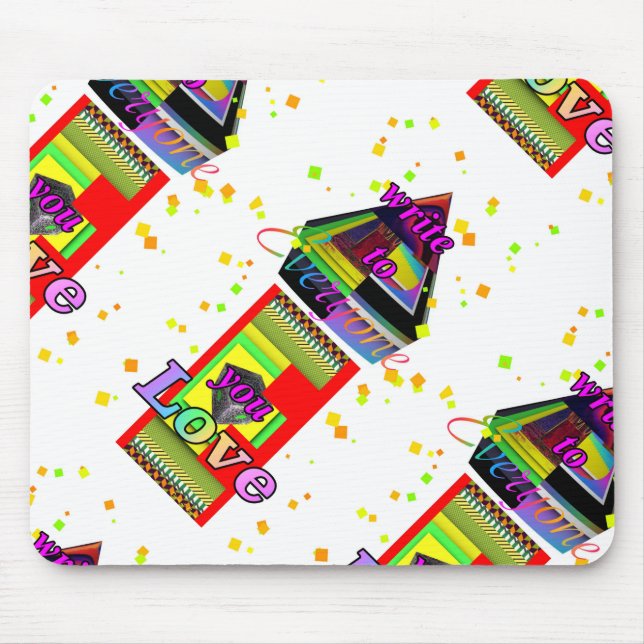 Write To Someone You Love Mouse Mat (Front)