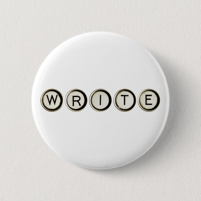 Write Typewriter Keys Button (Front)