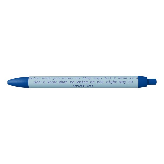 Write What You Know Newsies Pen (Front)
