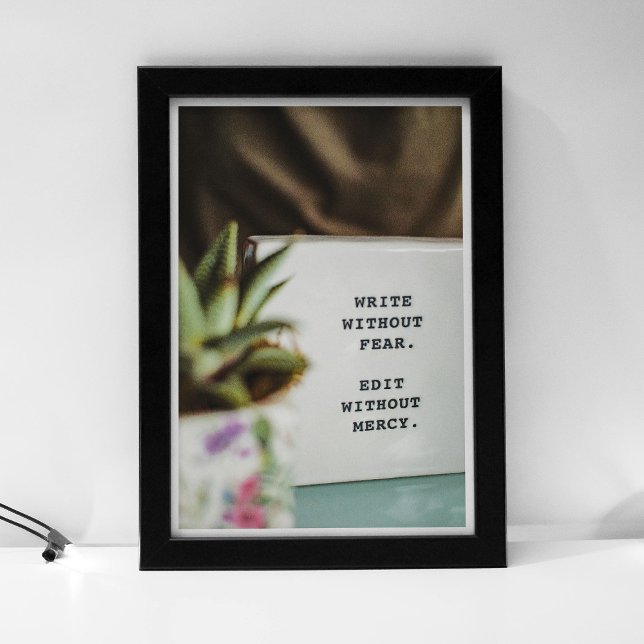 Write Without Fear - Edit Without Mercy Poster (Creator Uploaded)