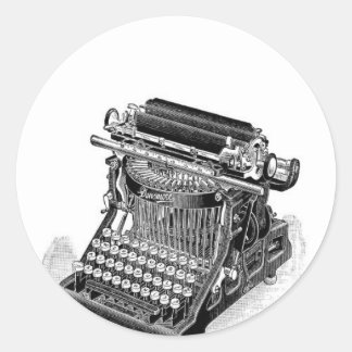 Write Your Own Story Classic Round Sticker