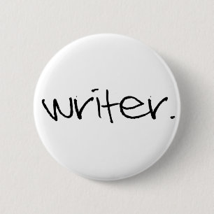 Writer 6 Cm Round Badge