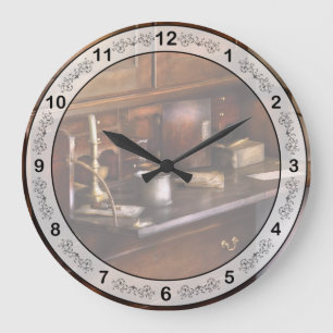 Writer - A statley desk Large Clock