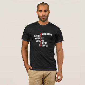 Writer Acrostic Men's T-Shirt (Dark)