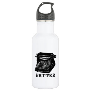 Writer Antique Typewriter 532 Ml Water Bottle