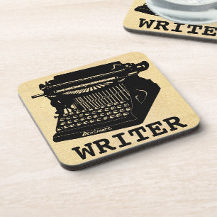 Writer Antique Typewriter Coaster