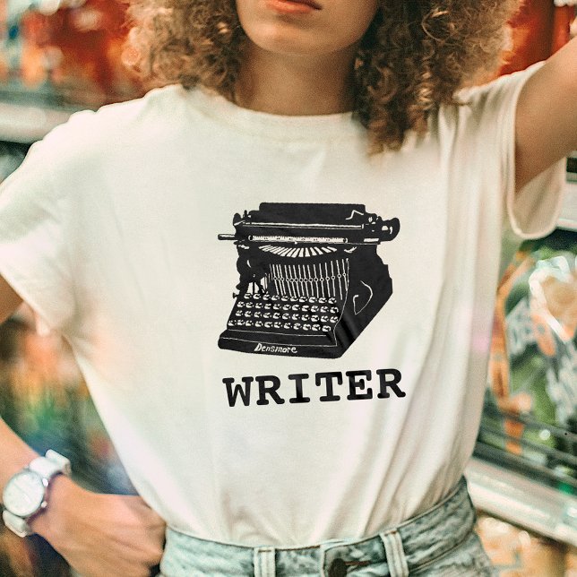 Writer Antique Typewriter T-Shirt (Creator Uploaded)