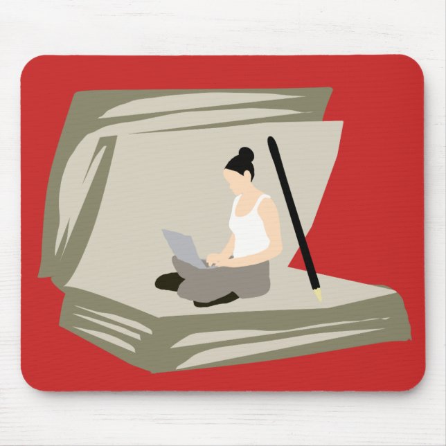 Writer at Work Mouse Mat (Front)