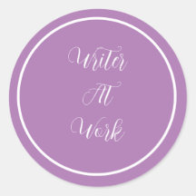 Writer At Work Purple