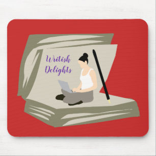 Writer at Work / Writish Delights (© Mira) Mouse Mat