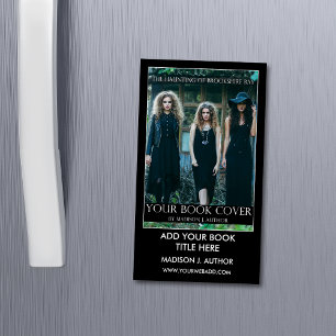 Writer Author Book Promotion Magnetic Business Card
