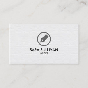 Writer Author Business Card