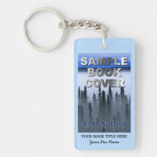 Writer Author Promotion Marketing Book Cover Key Ring