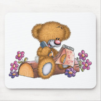Writer Bear Mouse Mat