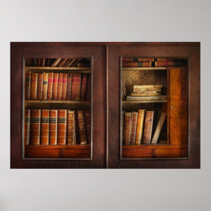Writer - Books - The book cabinet Poster