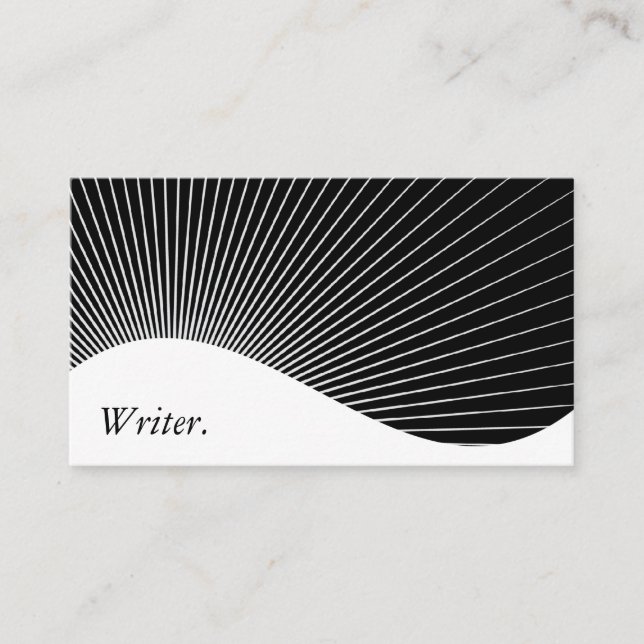 Writer Business Card (Front)