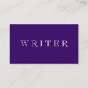 Writer Business Card