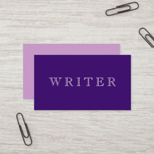 Writer Business Card
