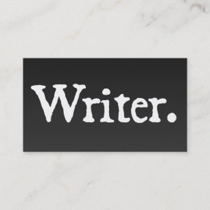 Writer Business Card