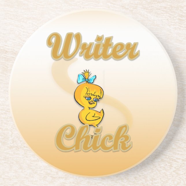 Writer Chick Coaster (Front)