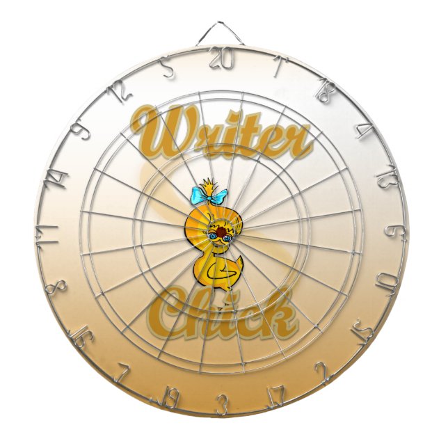 Writer Chick Dartboard (Front)