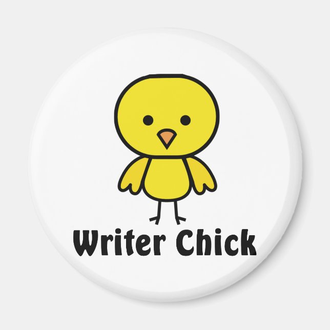 Writer Chick Magnet (Front)