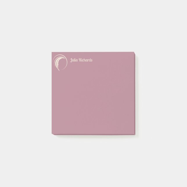 Writer Dusky Colour Post-it Notes (Front)