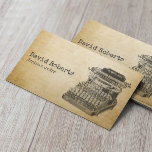 Writer Editor Vintage Typewriter Business Card<br><div class="desc">Writer Editor Vintage Typewriter Business Cards.</div>