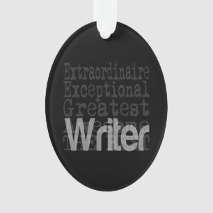 Writer Extraordinaire Ornament