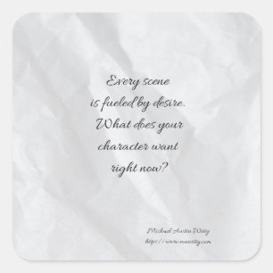 Writer Fortune Sticker – Encouragement for Writers