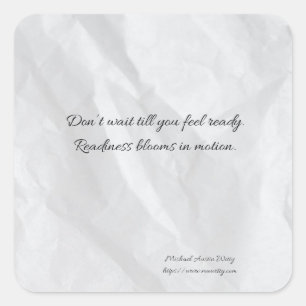Writer Fortune Sticker – Encouragement for Writers