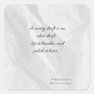 Writer Fortune Sticker – Encouragement for Writers
