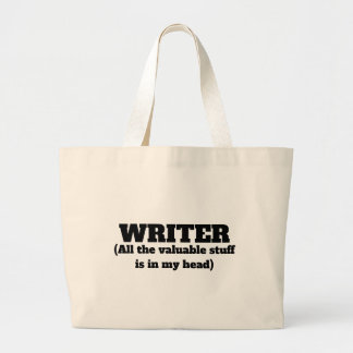 Writer Funny Large Tote Bag