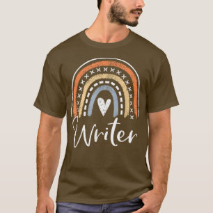 Writer Gifts For Women Funny Rainbow Write On Writ T-Shirt