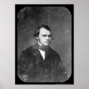 Writer Henry J. Raymond Daguerreotype 1844 Poster
