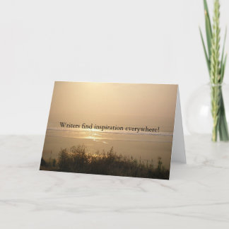 Writer Inspiration Card