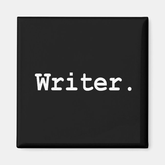 Writer Magnet - Square (Front)