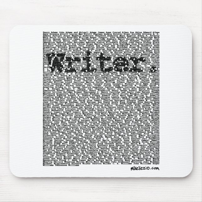 "Writer." Mouse Mat (Front)