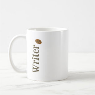 Writer Period w/ Coffee Beans Writers Novelists Mug
