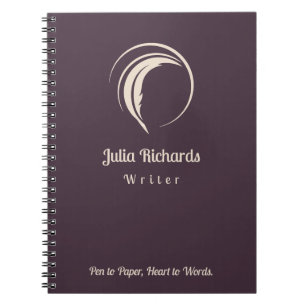 Writer personalised notebook