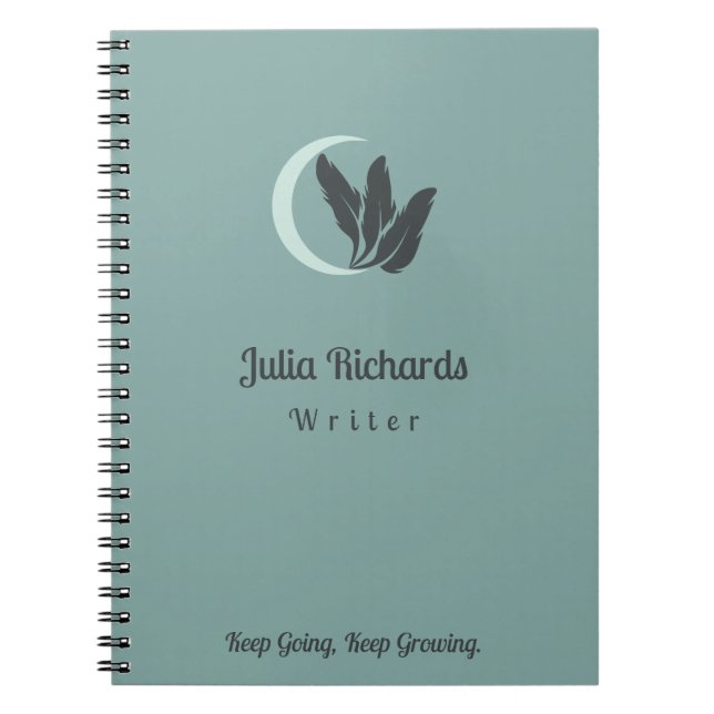 Writer personalised  notebook (Front)