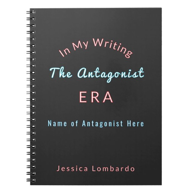 Writer Personalised Notebook (Front)